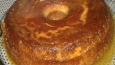 Bolo pudim de laranja