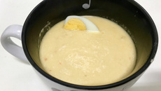 Creme de cebola light com atum