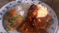 Carne com cerveja preta