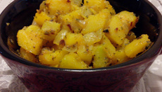 Abóbora refogada com bacon