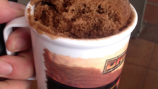 Bolo de caneca sem leite