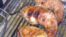 Coxa de frango recheada da Dona Maria