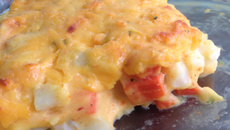 Suflê simples de legumes