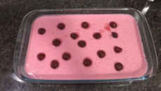 Mousse de frutas vermelhas