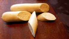 Linguiça de frango para aperitivo