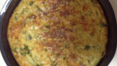 Bolo salgado de couve-flor