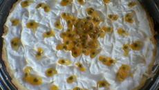 Torta de mousse de maracujá