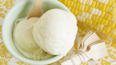 Sorvete de milho fácil