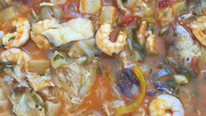 Moqueca de peixe agridoce