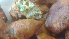 Bolinhos de casca da batata