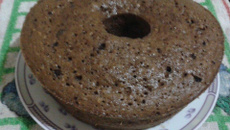 Bolo de aveia de micro-ondas