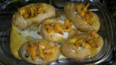 Batatas recheadas da Nanda