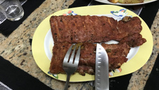 Costelinha de porco no forno