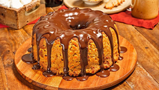 Bolo de cenoura fofinho