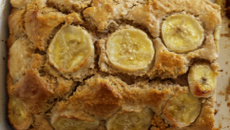 Bolo integral diet de banana