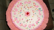 Bolo de morango delicioso