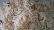 Arroz escorrido