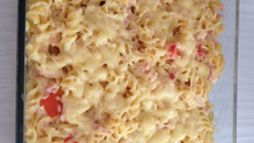 Macarrão pizzaiolo cremoso