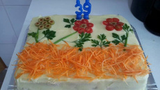 Bolo de frango caipira