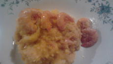 Ipeté com camarão seco