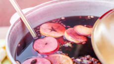 Quentão de suco de uva