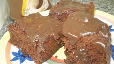 bolo de chocolate com café solúvel