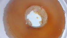 Pudim de chocolate com coco