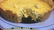 Quiche de abobrinha verde