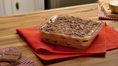 Pavê de chocolate com café especial