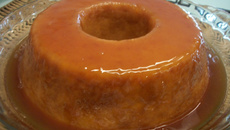 Pudim de mandioca com coco