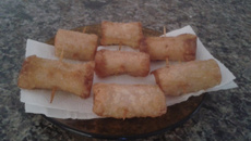 Enroladinho de salsicha da Shai