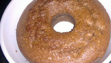 Bolo integral de chocolate com canela