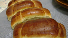 Pão caseiro da Dinda
