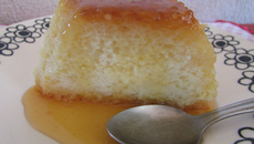 Pudim de tapioca delicioso