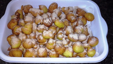 Bolinho de Chuva delicioso e sequinho.