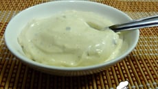 Maionese temperada de lanchonete