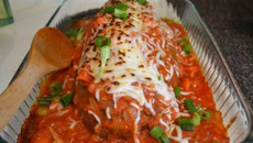 Rocambole de carne moída