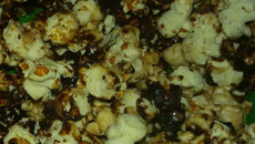 Pipoca com leite condessado