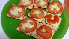 Biscoito-pizza divino