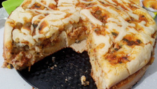 Torta salgada de frango da Luluca