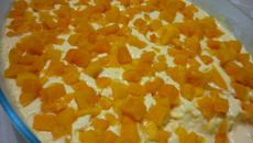 Mousse de manga com iogurte natural