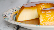 Pudim de leite ninho