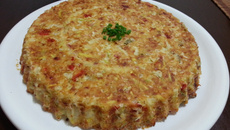 Torta de arroz sobrado