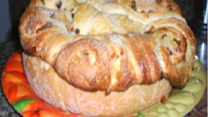 Pão doce de Natal da Márcia