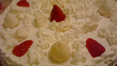 Bolo dois brigadeiros