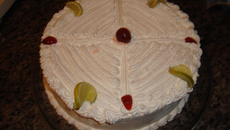 Torta gelada de limão