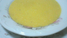 Creme de milho com frango e requeijão