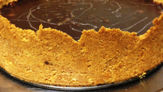 Torta gelada de chocolate