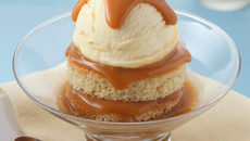 Sobremesa de bem casado com sorvete