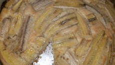 Bolo de banana (sem ovo)